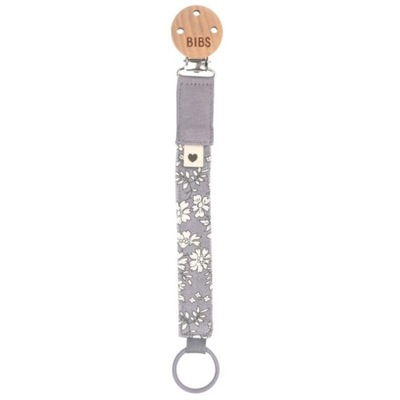 BIBS LIBERTY PACIFIER CLIP CAPEL FOSSIL GRAY zawieszka do smoczków