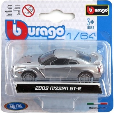 2009 NISSAN GT-R autko BBURAGO 1:64