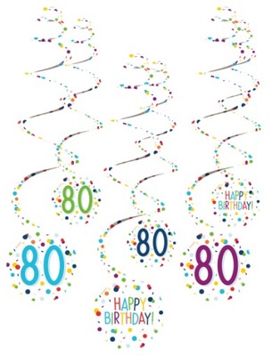 Świderki Dekoracja 80 Urodziny Osiemdziesiątka