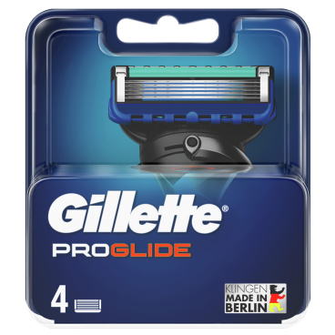 Wkłady Ostrza Żyletki nożyki Gillette PROGLIDE x 4 szt