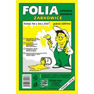 Folia maskująca, ochronna ZĄBKOWICE standard 4x5m