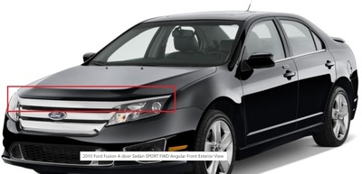 Решітка радіатора решітка радіатора ford fusion usa 10-12 хром org фото №1