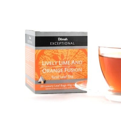 Herbata Dilmah Exceptional Lively Lime Orange 20