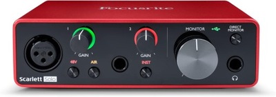 INTERFEJS AUDIO FOCUSRITE SCARLETT SOLO 3 GEN ABLETON + OPROGRAMOWANIE