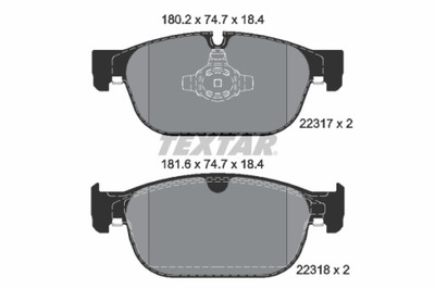 PADS BRAKE - SET Q+ 2231701  