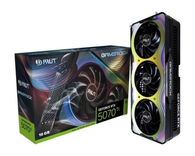 Karta VGA Palit GeForce RTX 5070 Ti GameRock 16GB GDDR7