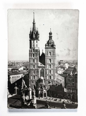 KRAKÓW - KOŚCIÓŁ MARIACKI 1956