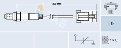 FAE 77102 PROBE LAMBDA - milautoparts-fr.ukrlive.com