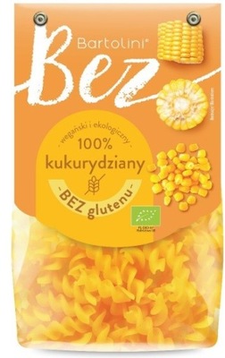 Makaron Kukurydziany Świderki Bezglutenowy Bio 250g