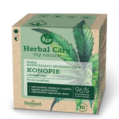 Herbal Care Hemp Krem nawilżająco-regenerujący Cer