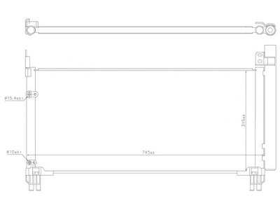 Радиатор кондиционера 8846048220 фото №1
