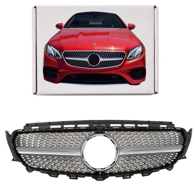 Mercedes klasa e w213 16-20 решётка радиатора diamond silver фото №1