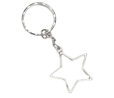 BRE87 Brelok do kluczy ramka bezel GWIAZDKA