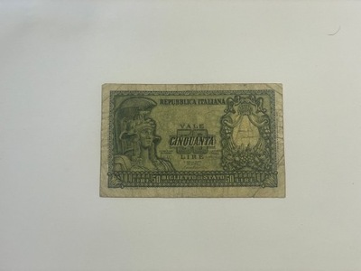 Włochy - 50 lir