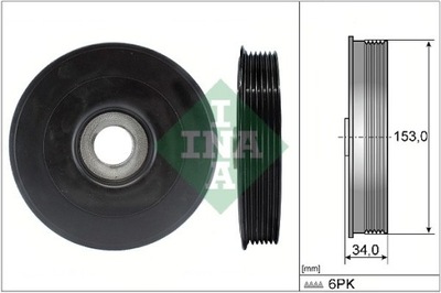 RUEDA POLEA DE EJE CIGÜEÑAL PEUGEOT 544007910  