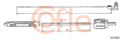 COFLE 10.0381 CABLE GAS  