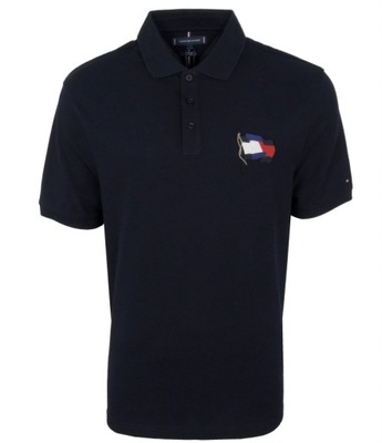 TOMMY HILFIGER polo męskie, granatowe, M