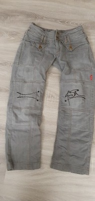 Damskie spodnie motocyklowe jeans 4SR, rozmiar 40