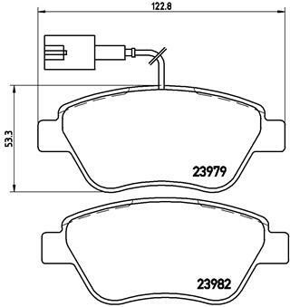 КОЛОДКИ ГАЛЬМІВНІ BREMBO P 23 140