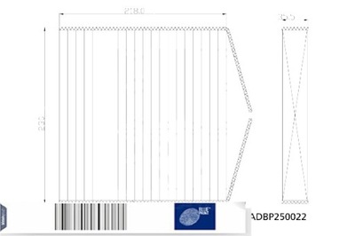 BLUE PRINT FILTRAS KABINOS Z ANGLIMI AKTYWNYM AUDI R8 R8 SPYDER 5.2 