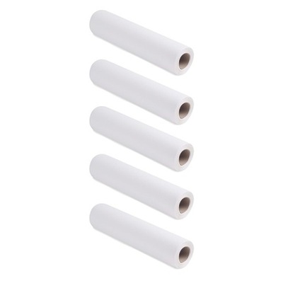 PODKŁAD KOSMETYCZNY CIĘTY W ROLCE SERWETY BIAŁE 50x32cm ZESTAW 5x40 szt