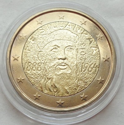 FINLANDIA - 2 EURO - 2013 - Frans Eemil Sillanpaa