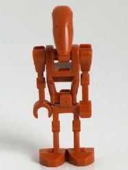 LEGO Figurka Star Wars - Battle Droid Dark Orange - sw0467