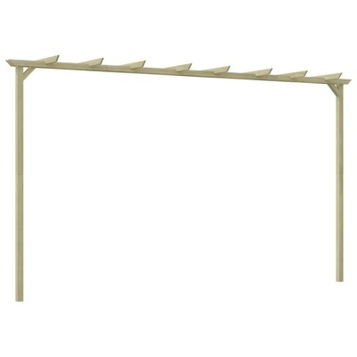 Pergola ogrodowa, impregnowane drewno sosnowe, 360x200x60cm