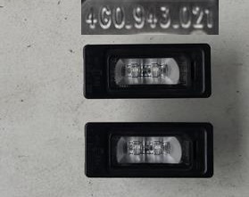 Лампа освітлення led номерного знака audi q5 4g0943021 фото №1