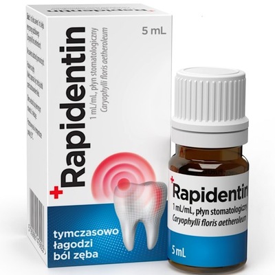Rapidentin 1 ml/ml, płyn stomatologiczny, 5 ml