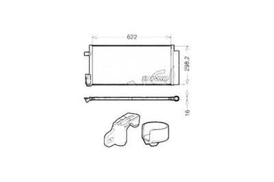 Конденсатор кондиціонера abarth grande punto punto a фото №1