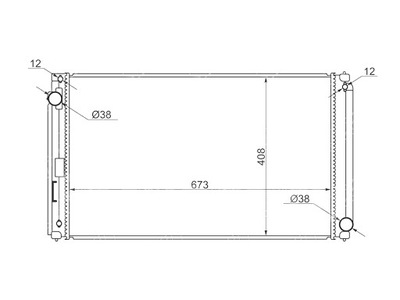 TOYOTA RAV 4 IV 2012-2015 RADUADOR 1640036090  