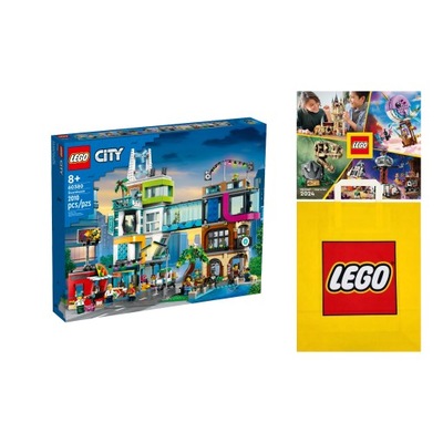 LEGO City - Śródmieście (60380) +Torba +Katalog LEGO 2024