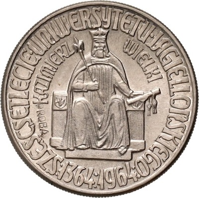 PRL, 10 złotych 1964, Kazimierz Wielki, PRÓBA