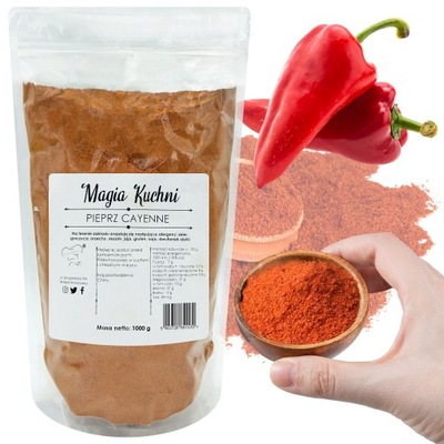 Pieprz CAYENNE 1kg KAJEŃSKI mielony OSTRY