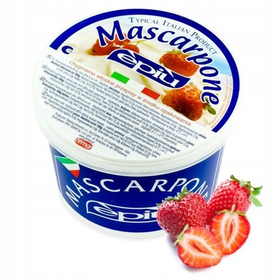 Oryginalny ser włoski Mascarpone E'Piu 500 g