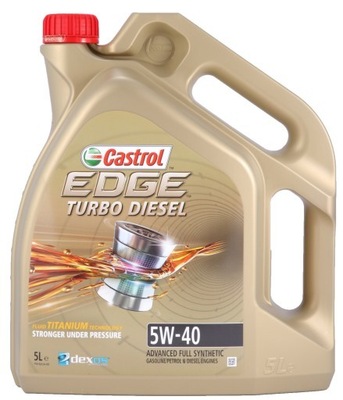 Olej Castrol EDGE TURBO DIESEL 5W-40 TITANIUM | 5L