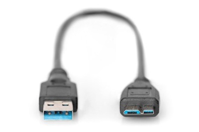KABEL DO DYSKU ZEWNĘTRZNEGO 2,5'' USB 3.0 USB-A do microUSB-B 25cm