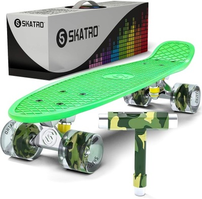 Deskorolka cruiser Skatro 22 cale w kpl.z kluczem