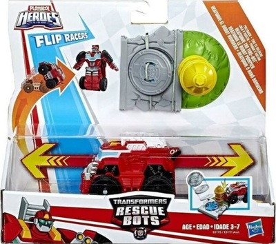 TRANSFORMERS RESCUE BOTS FLIP RACERS HEATWAVE FIRE