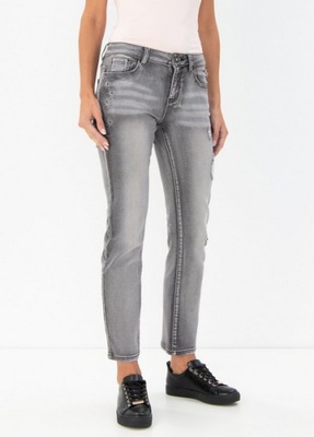 DESIGUAL spodnie jeans skinny EXOTIC 24 XS 34 E65