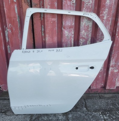 Дверь левая задние skoda fabia 4 iv 2021- фото №1