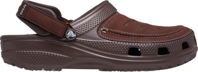 CHODAKI SANDAŁY KLAPKI MĘSKIE CROCS YUKON VISTA II LR CLOG BRĄZOWE r 45-46