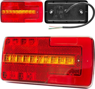 Лампа задня діодна led причіп евакуатор tir neon фото №1