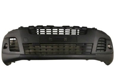 Бампер citroen jumpy 16 перед чорний протитуманні фари фото №1