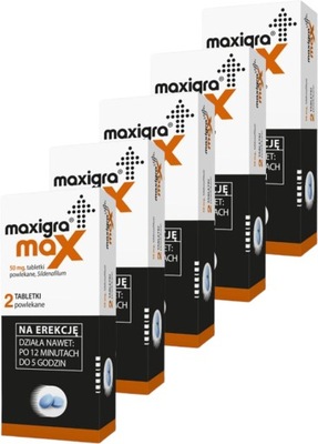 Maxigra Max EREKCJA POTENCJA 50 mg 5 x 2 tabletki