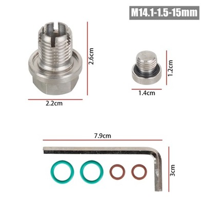 M12.1-1.25/1.5/1.75 M14 M16 M18 X 15MM ПРОБКА СЛИВНОЙ МАСЛА OVERSIZE~22883