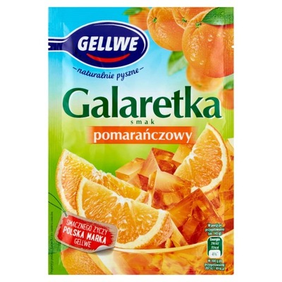 Gellwe Galaretka smak pomarańczowy 75 g
