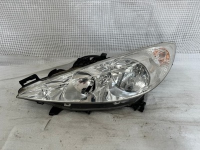 Peugeot 207 левая лампа передняя фото №1