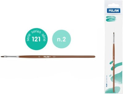 Pędzel nr 2 seria 121 MILAN